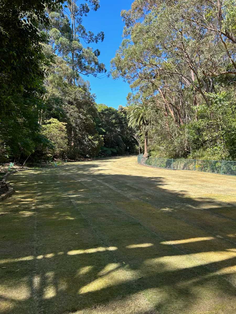 Harvesting and prepping Couch grass / turf for delivery
